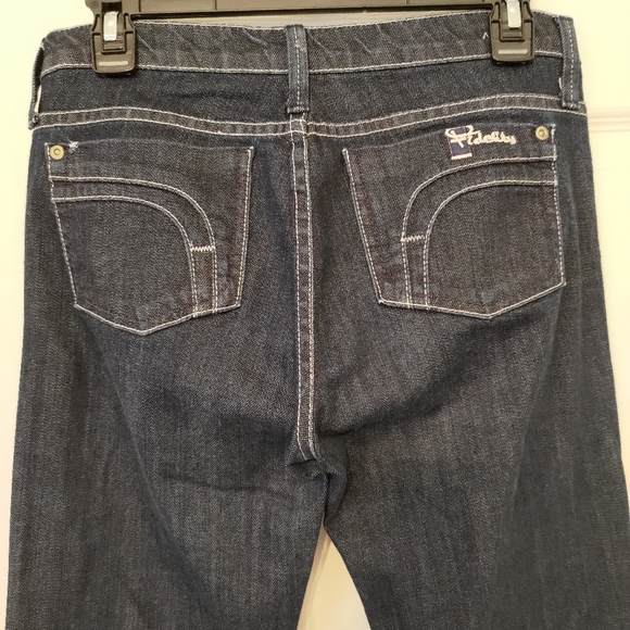 Fidelity Bella Donna Mid rise boot cut dark wash jeans - Picture 4 of 7